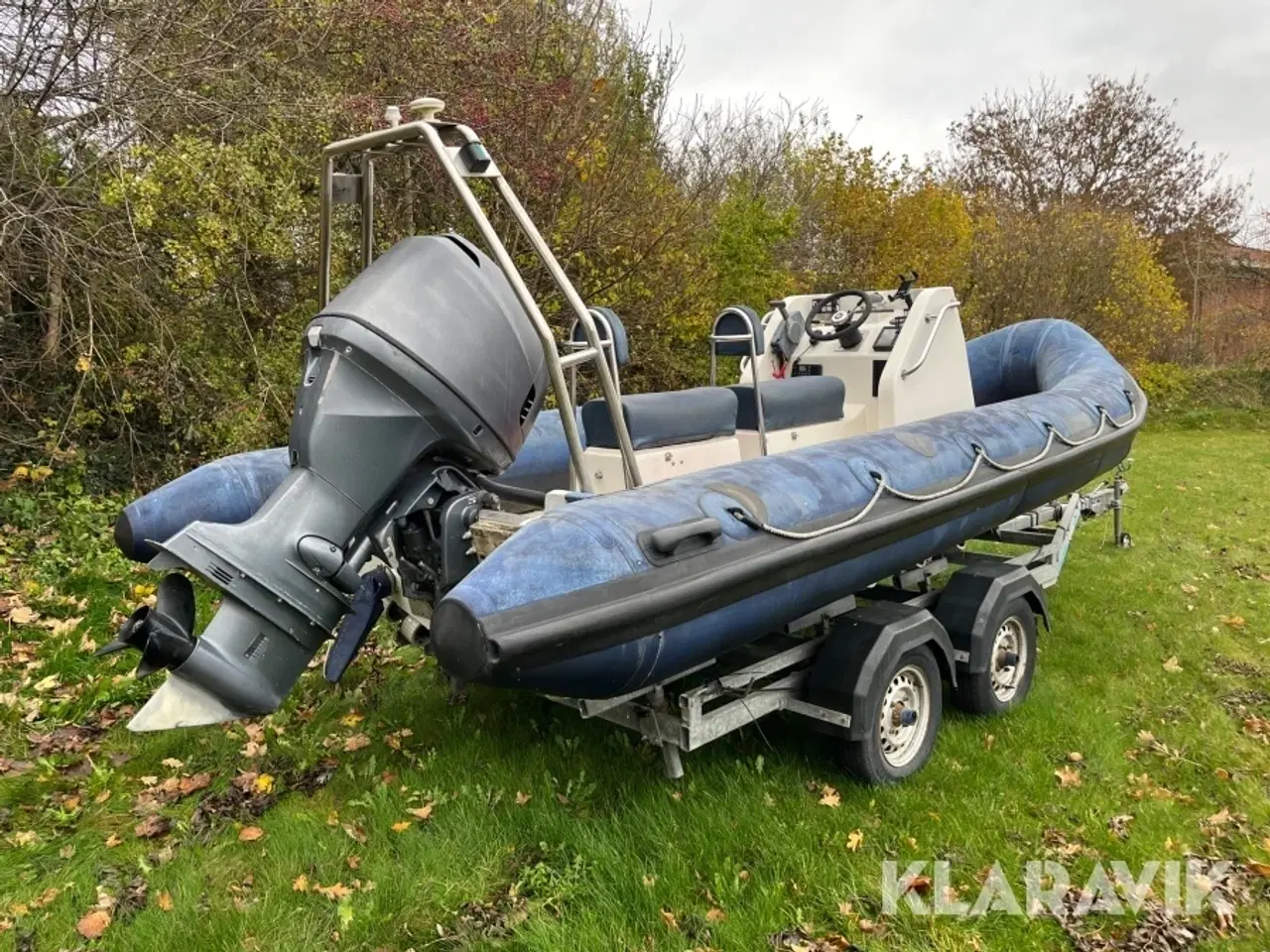 Billede 3 - Gummibåd med trailer 22 fod