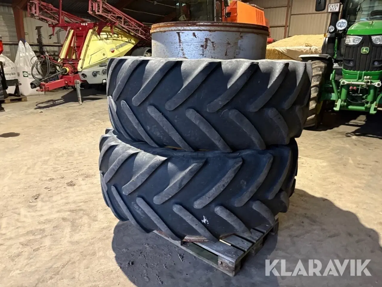 Billede 5 - Traktor dæk tvillingehjul Michelin Multibib