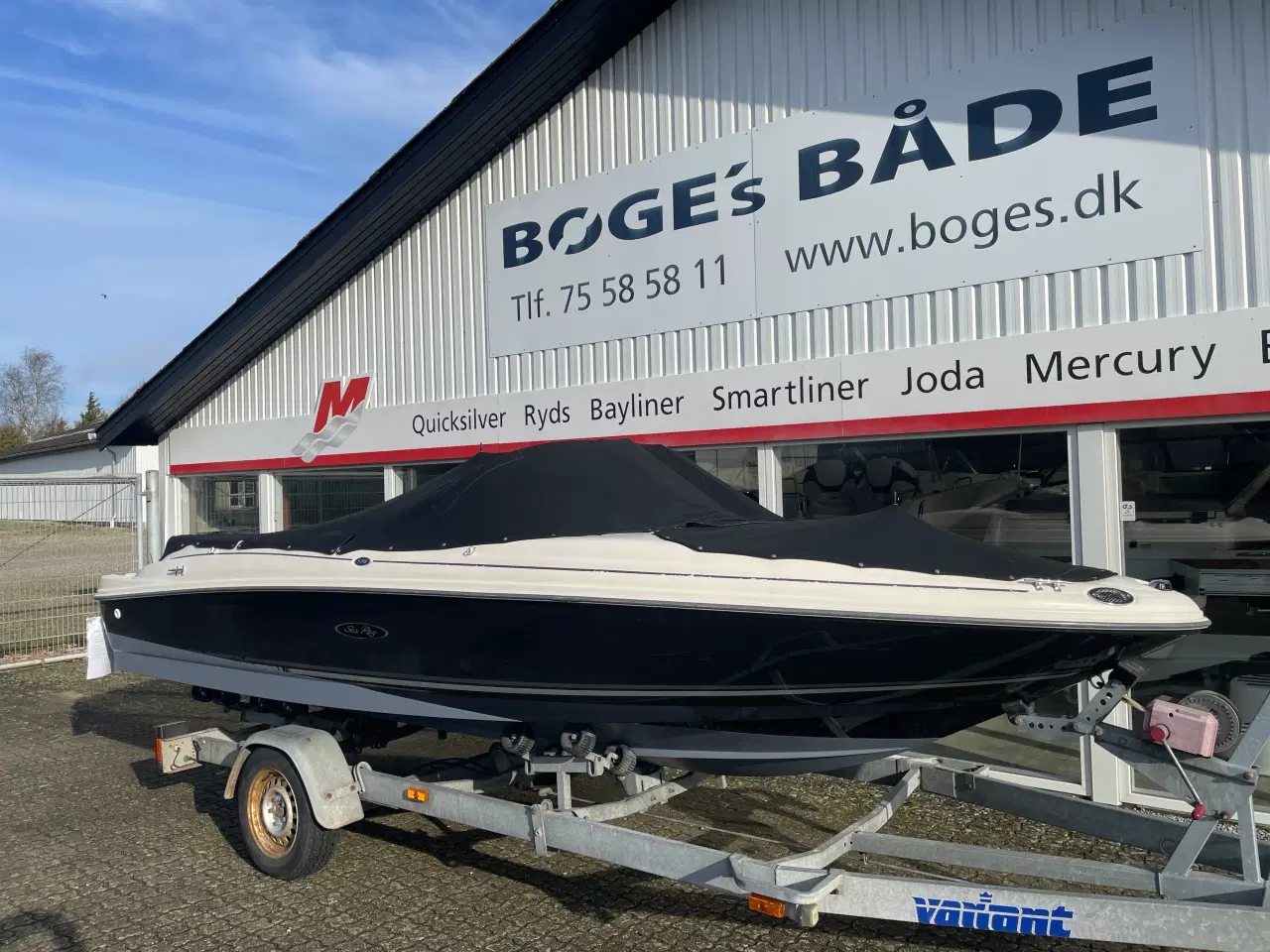 Billede 3 - 175 Sport Bowrider med 135 hk Mercruiser 3,0L 4 takt i/b og 1350 kg Variant bådtrailer
