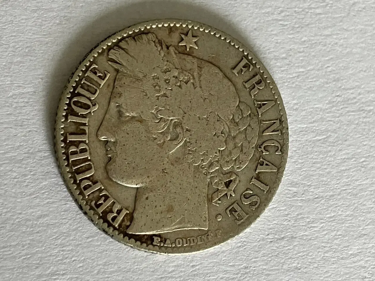 Billede 2 - 1 Franc France 1887