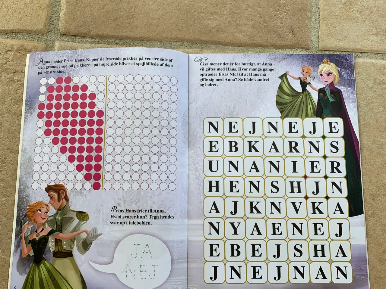 Billede 3 - Disney Frost malebog med opgaver 