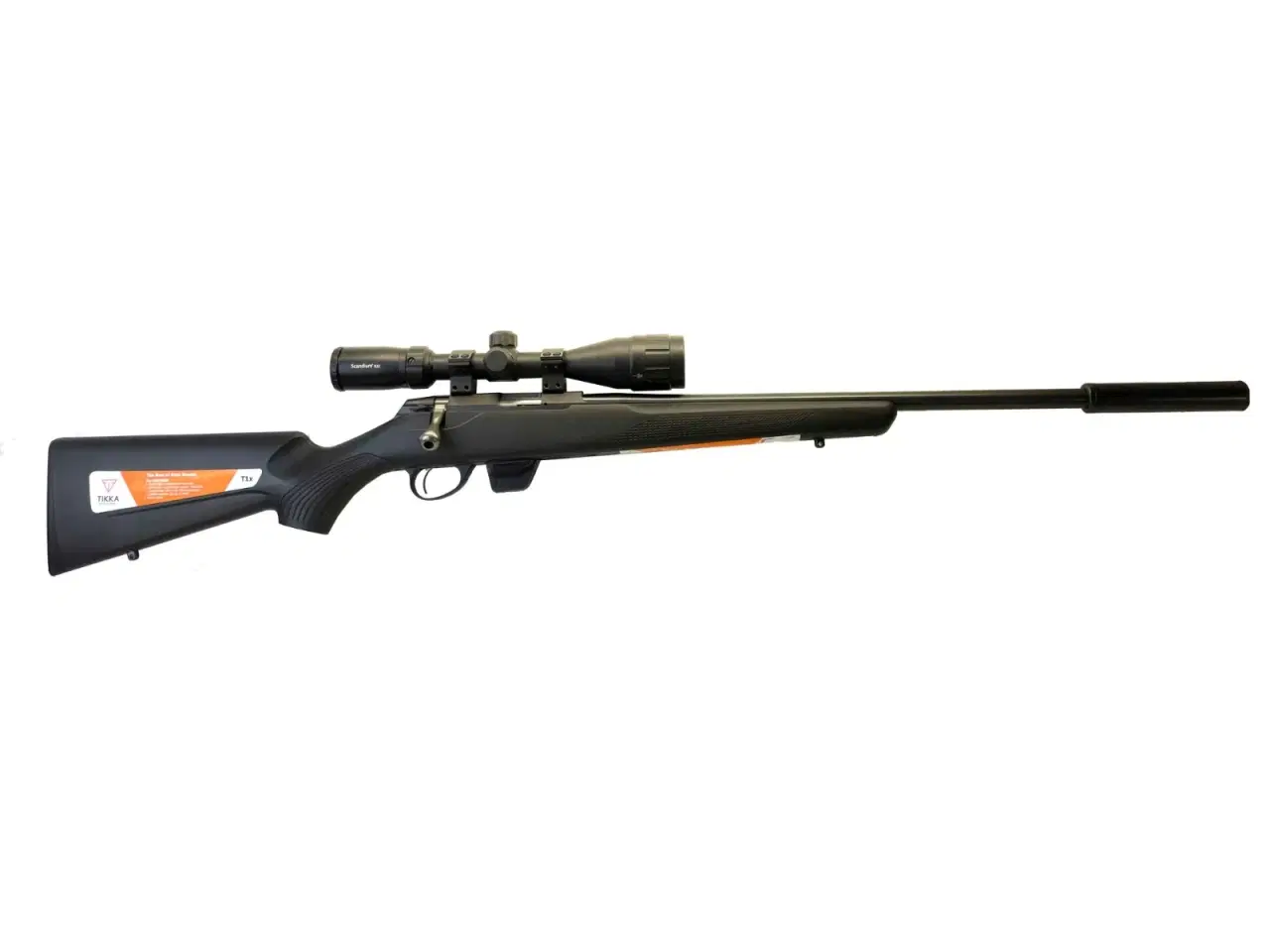 Billede 2 - Tikka T1X incl. kikkert og lyddæmper salonriffelsæt-FH1568- kal 17 hmr