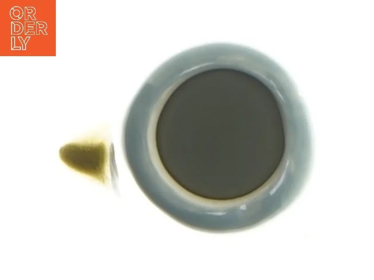 Billede 3 - Keramisk vase med fuglemotiv fra Speedtsberg (str. 15,5 cm)