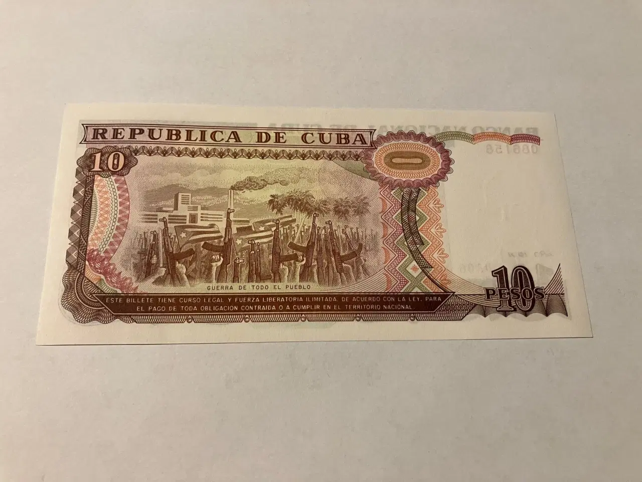 Billede 2 - 10 Pesos Cuba 1991