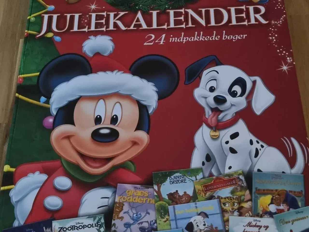 Billede 1 - Disney julekalender med 24 bøger
