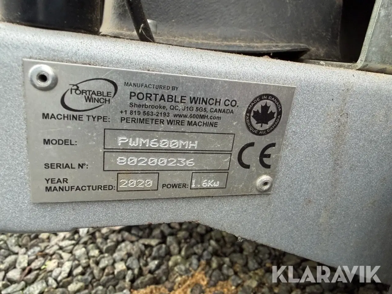 Billede 10 - Kabelnedlægger Portable winch / Honda PWM600MH