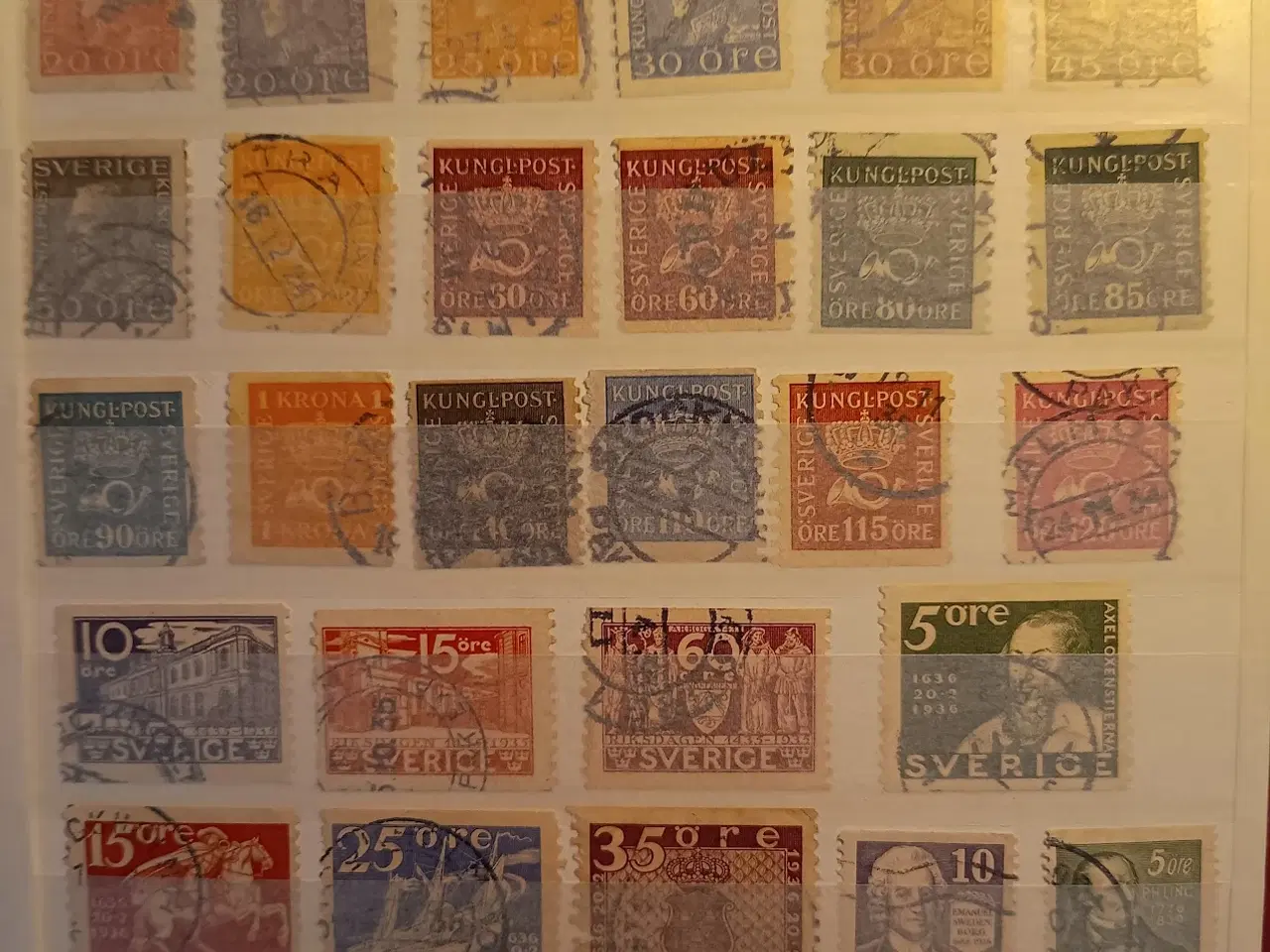 Billede 3 - Sverige frimærker