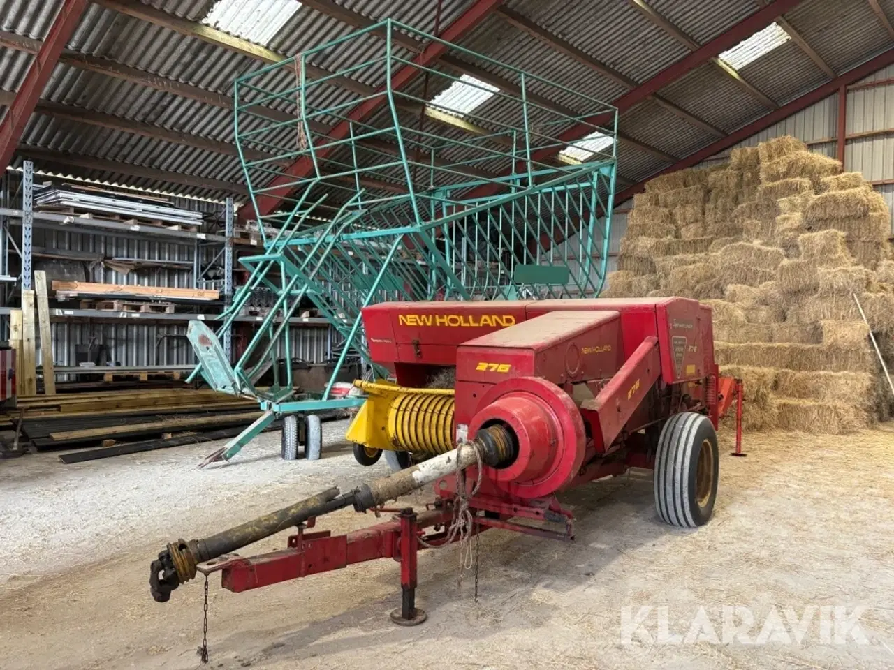 Billede 1 - Ballepresser og vogn New Holland 276