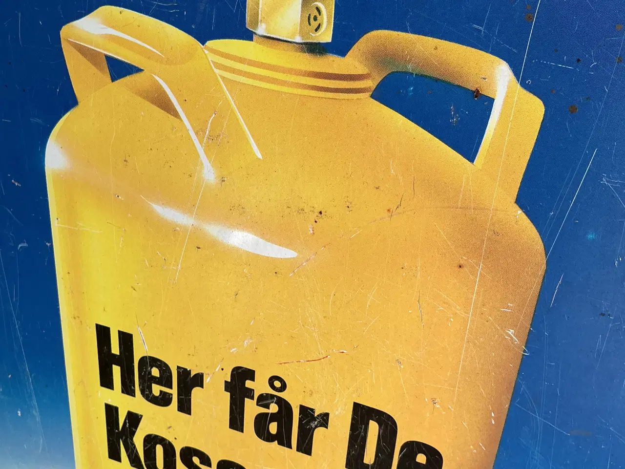 Billede 2 - Metalskilt kosngas 