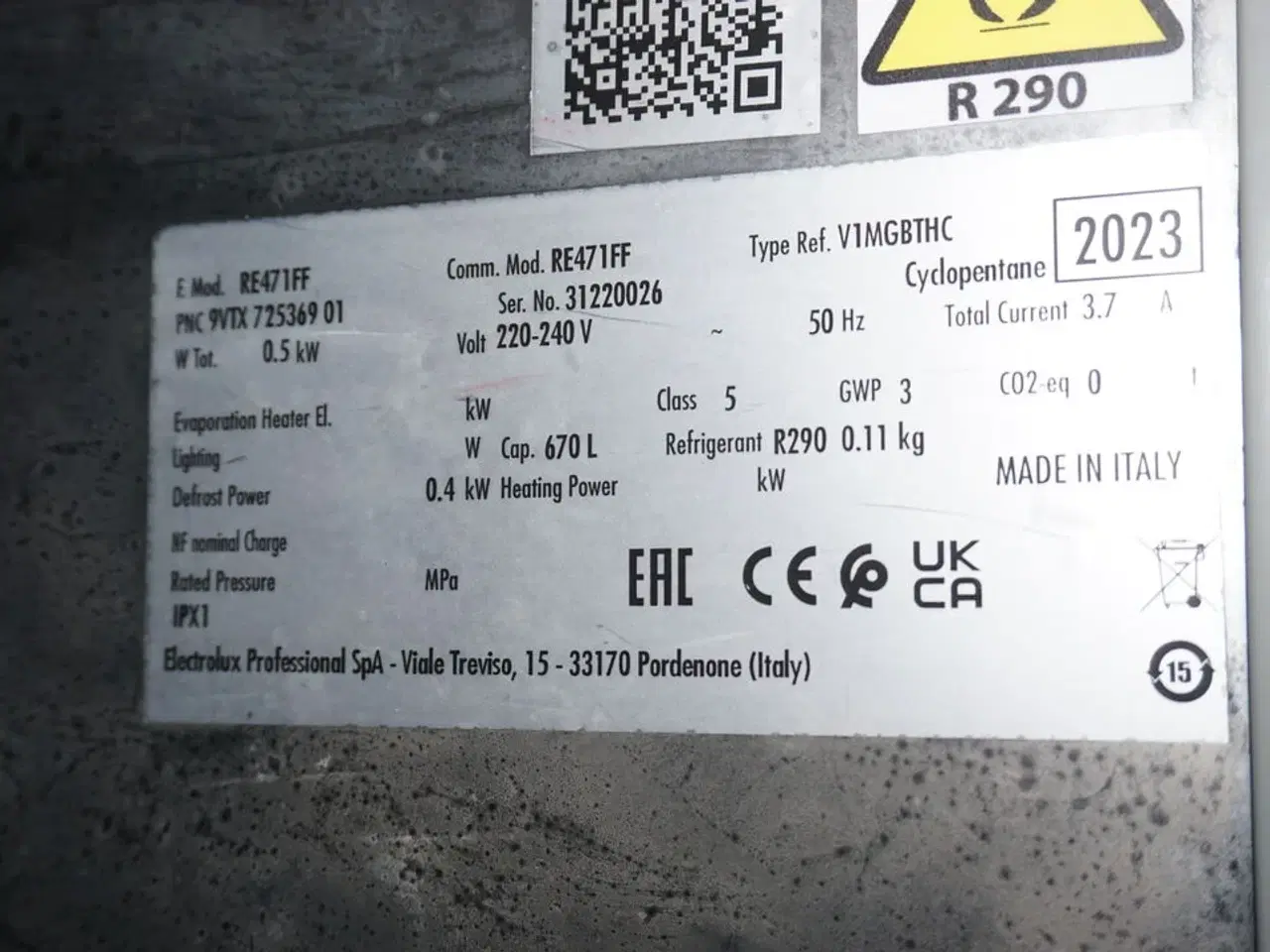 Billede 3 - Fryser ELECTROLUX RE 471 FF