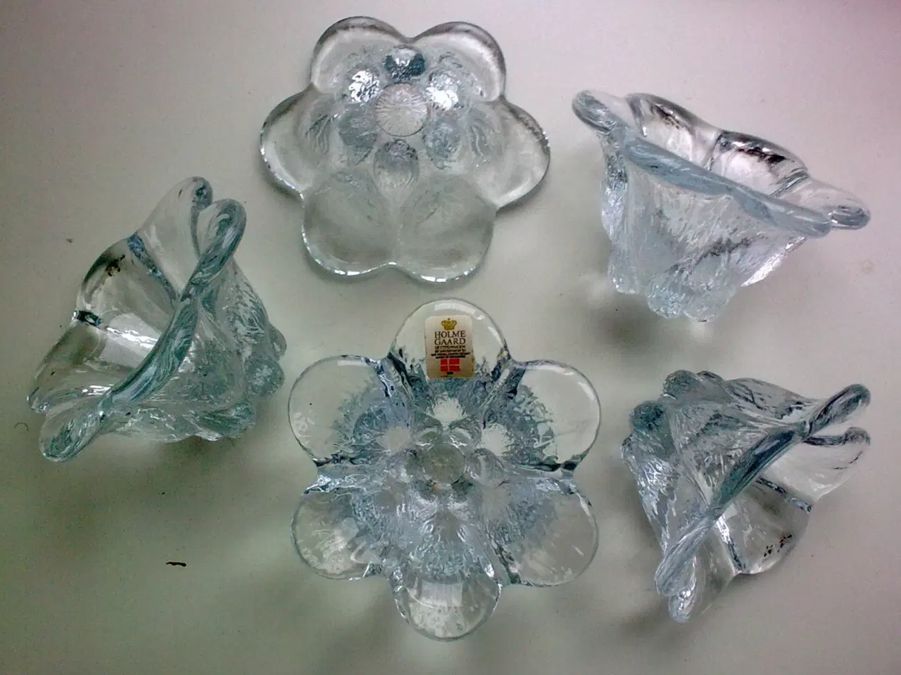 Billede 12 - Holmegaard 10 stk. SW æg is glas blomst KREA