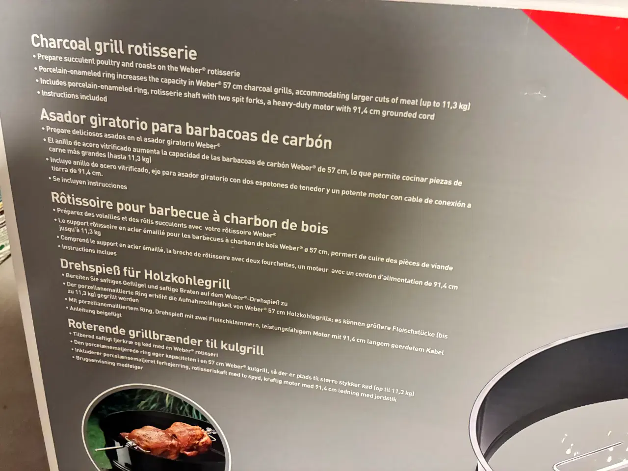 Billede 3 - Roterende grilspyd til grill