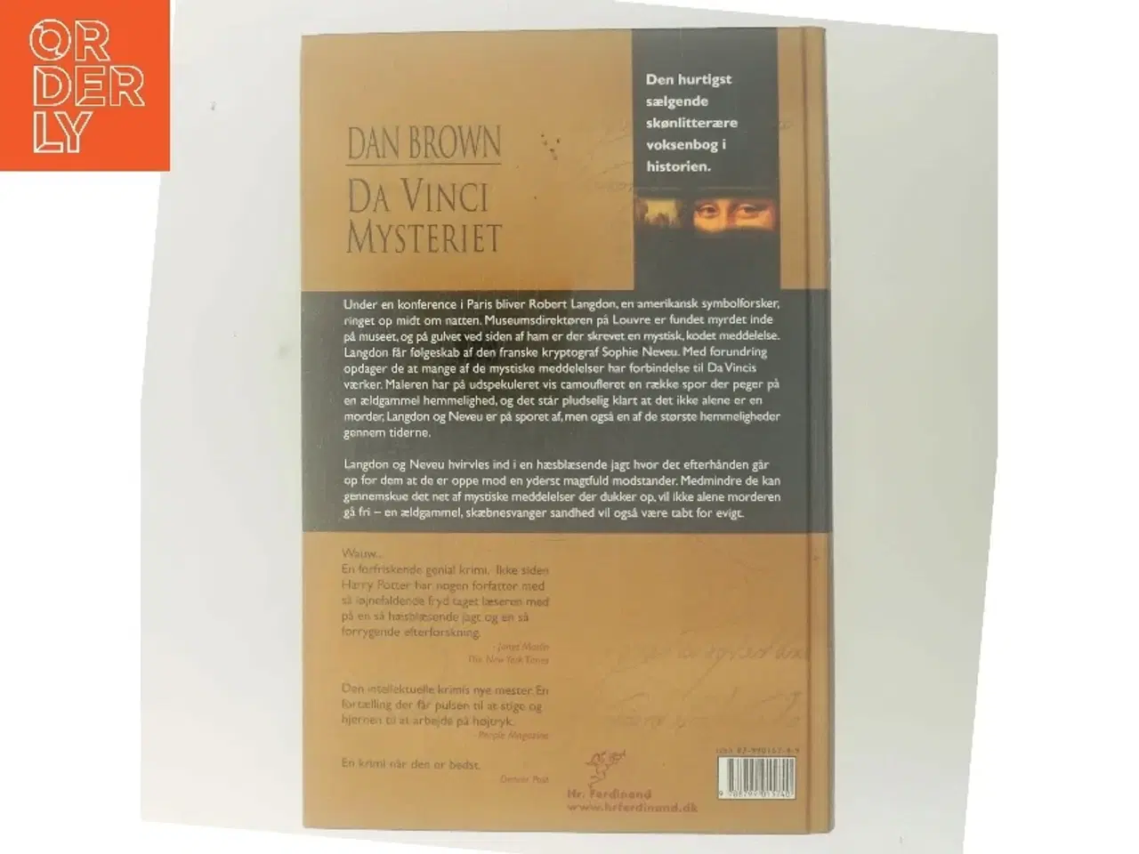 Billede 3 - Da Vinci Mysteriet af Dan Brown (Bog)