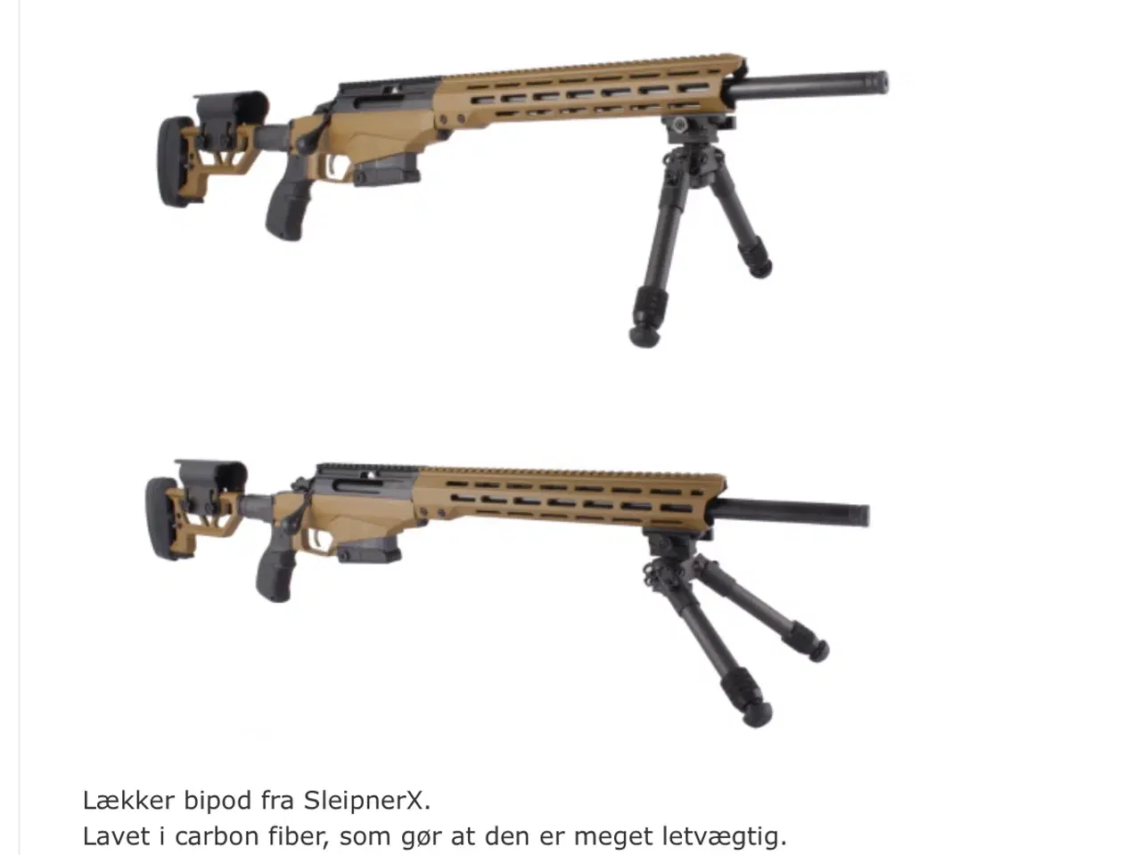 Billede 4 - SleipnerX gen3 bipod til riffel