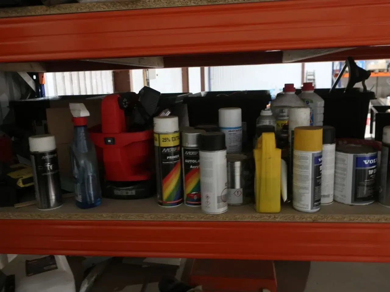 Billede 19 - Lagerreol med div. Værktøj og varelager