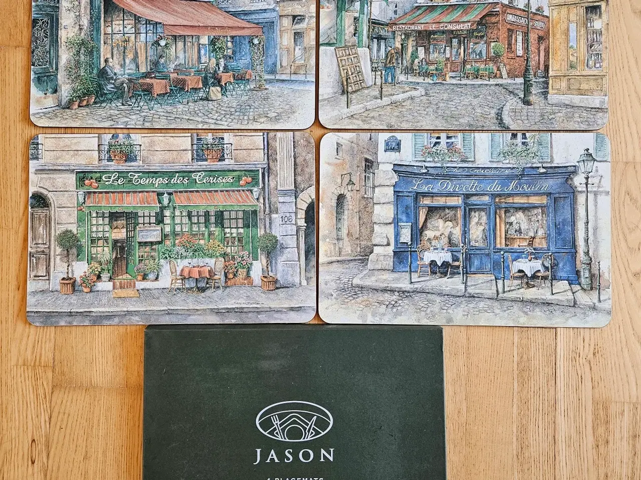 Billede 1 - Jason, 4 vintage dækkeservietter / placemats