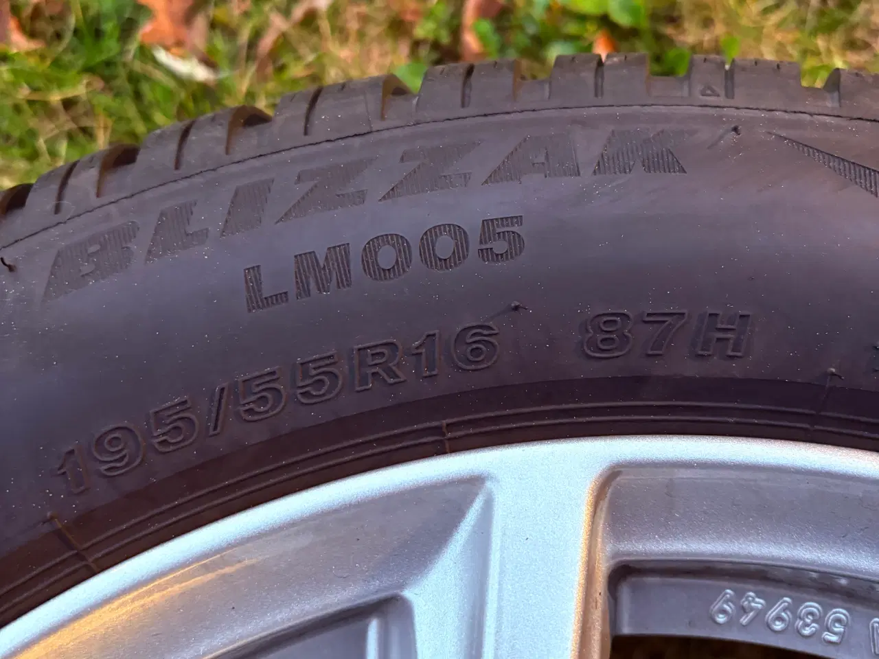 Billede 3 - Komplet vinterhjul – Bridgestone Blizzak 195/55R16