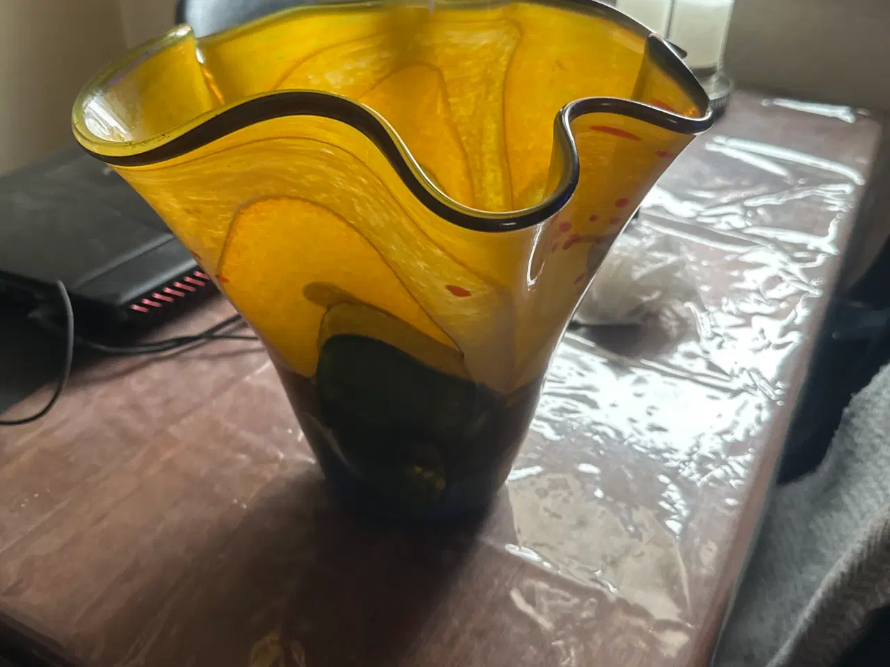 Billede 2 - Kosta boda vintage glasvase 30 cm 