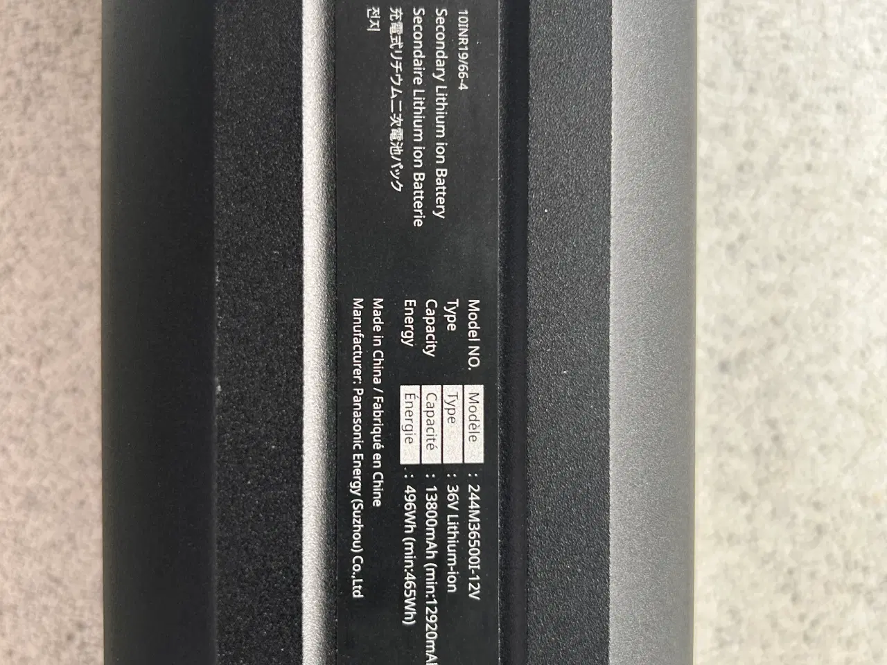 Billede 4 - Batteri mm til Giant E-bike