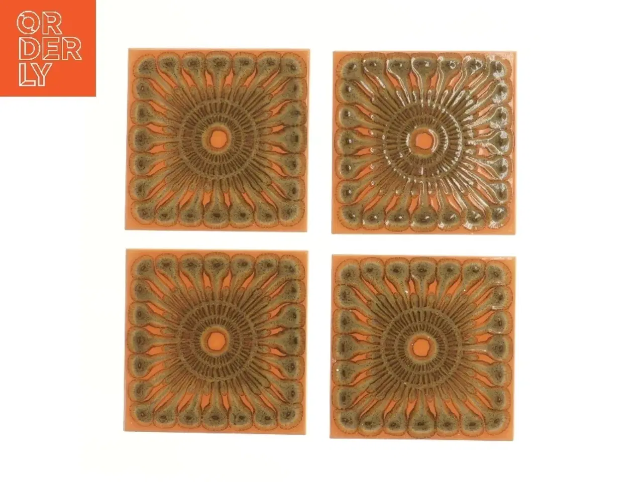 Billede 1 - Keramiske fliser med mønster (str. 15,2x15 cm)