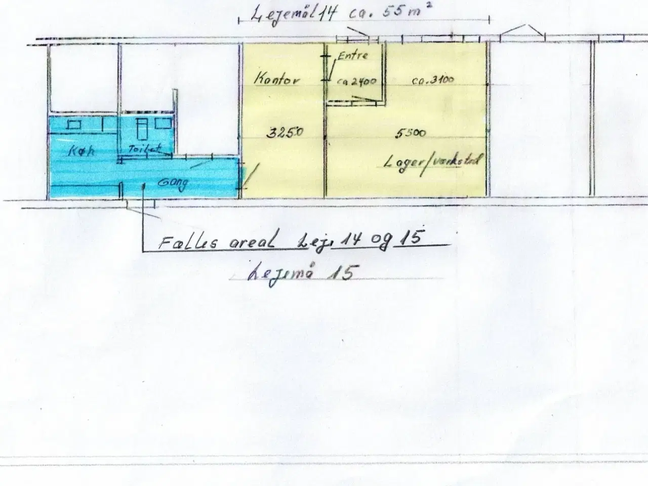 Billede 7 - Kontor med lagerrum. til leje på Kunnerupvej 123.