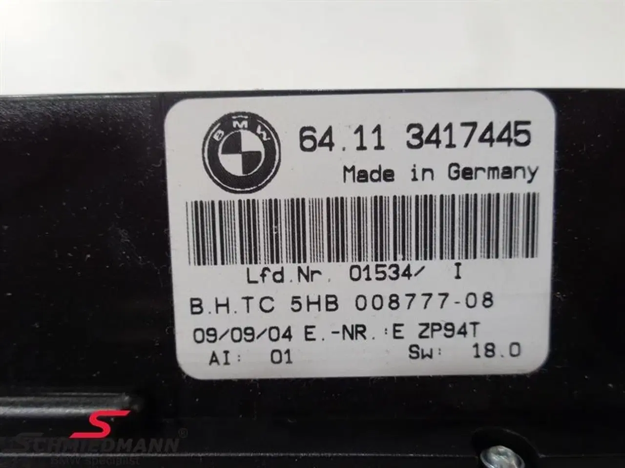 Billede 5 - Varmeregulering klimaautomatik sort C30402 BMW X3 (E83) X3LCI (E83LCI)