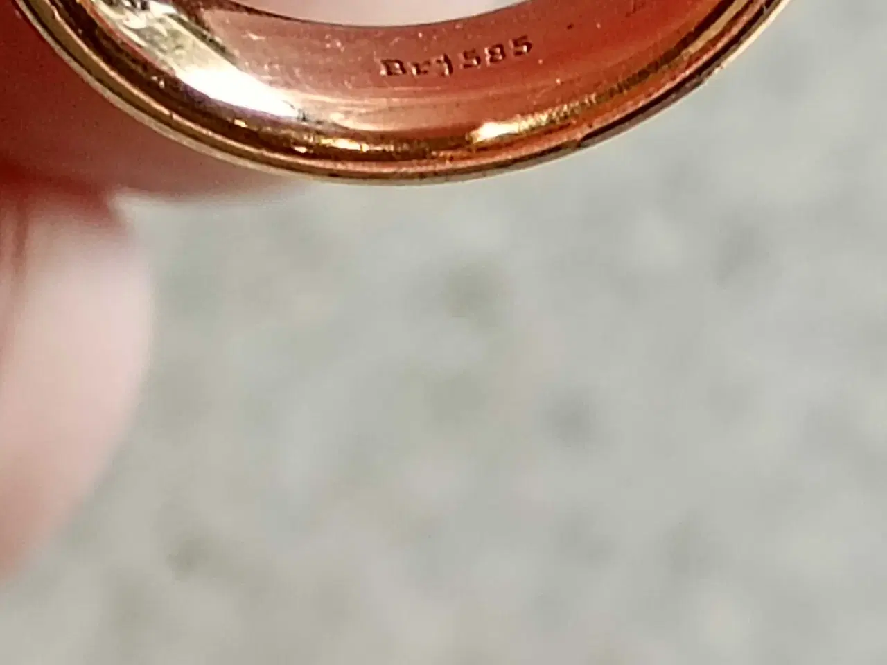 Billede 1 - 2 stk ægte guldringe 585 20 g 