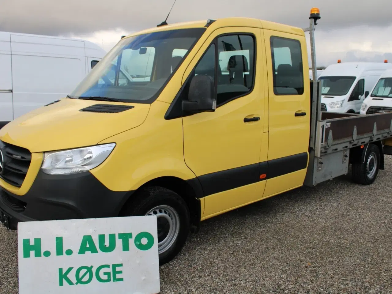 Billede 1 - Mercedes Sprinter 316 2,2 CDi A3 Mandskabsvogn m/lad aut. RWD