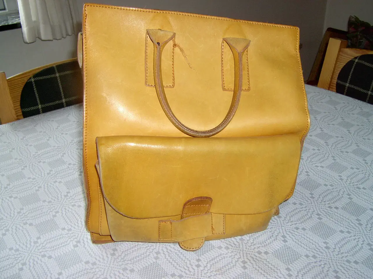 Billede 1 - Kærnelæder taske