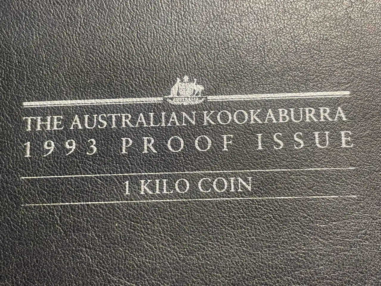Billede 3 - 1 KG Australsk sølv 999 rent sølv, Kookaburra,1993