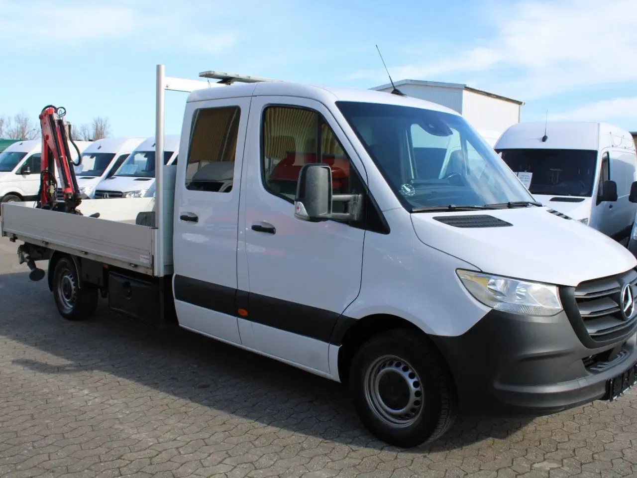 Billede 3 - Mercedes Sprinter 316 2,2 CDi A3 Mandskabsvogn m/lad aut. RWD