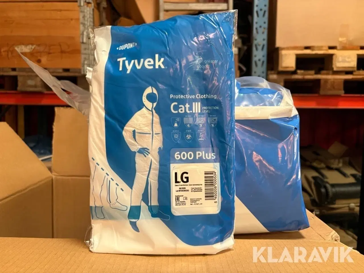 Billede 1 - Engangsheldragter Dupont Tyvek 600 plus, 200 styk