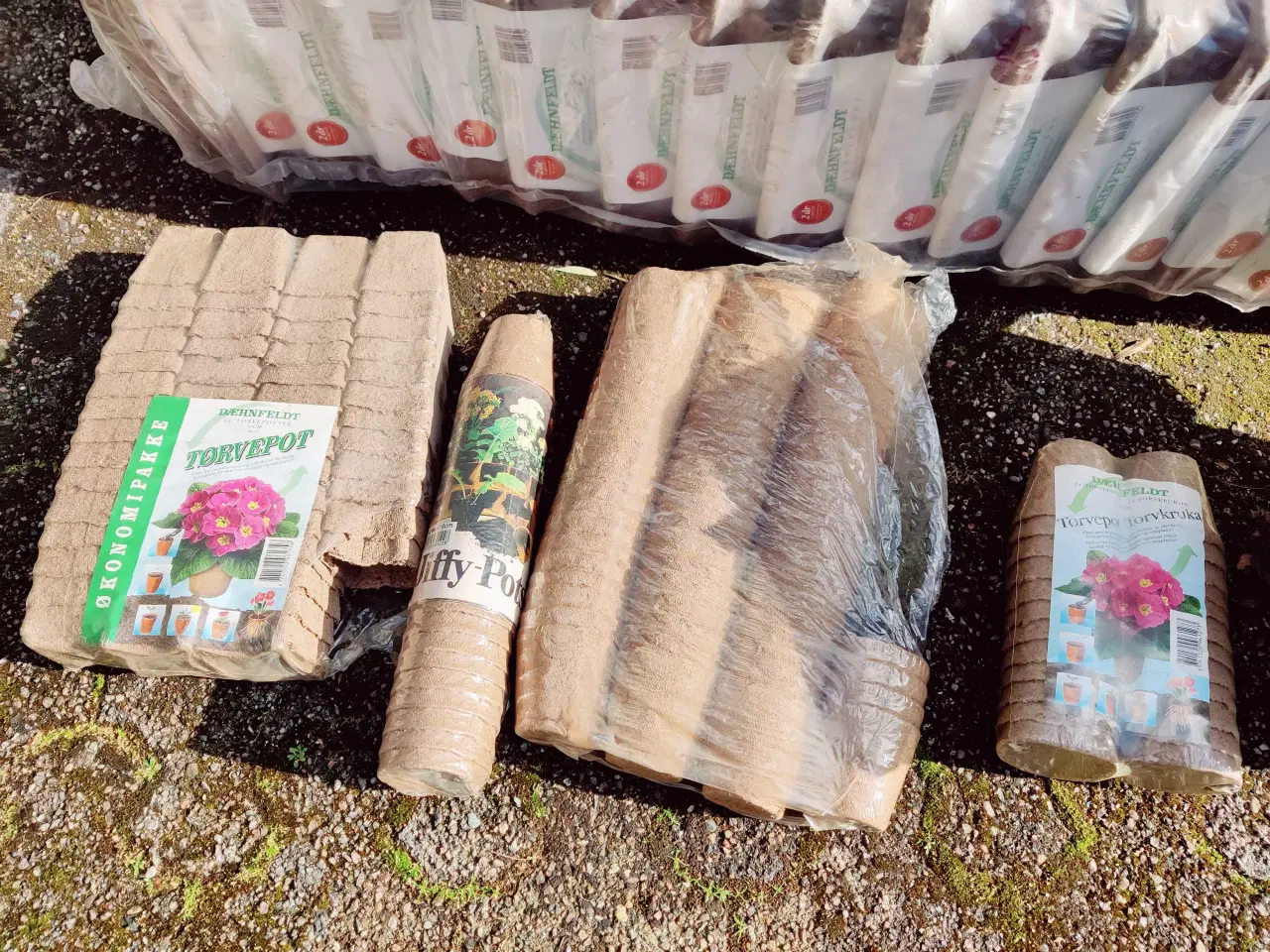 Billede 3 - Tørvepotter. Sphagnumpotter