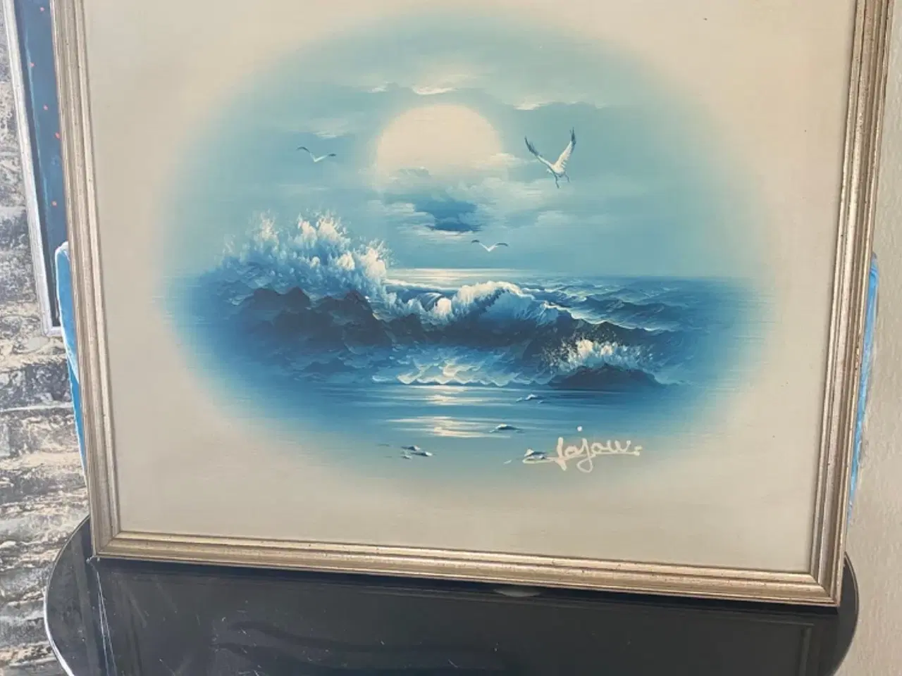 Billede 2 - Et 40 år gammel oliemaleri I rigtig god stand