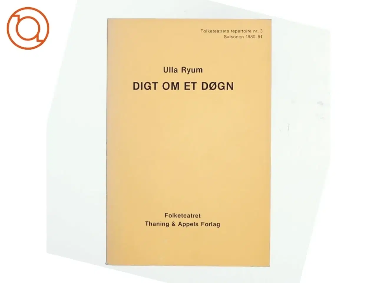 Billede 1 - Digt om et døgn af Ulla Ryum (bog)