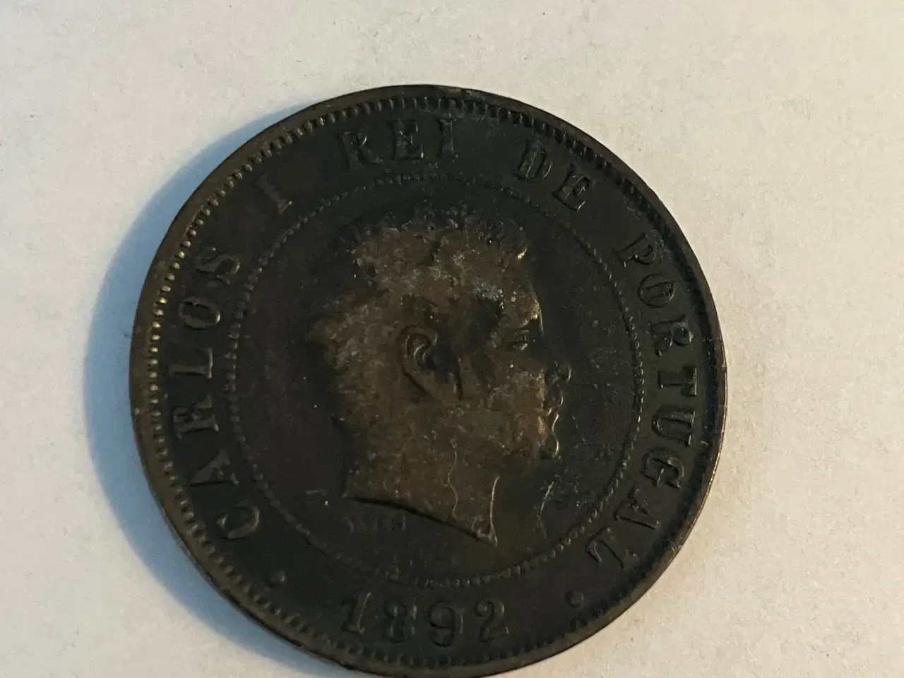 Billede 2 - 20 Reis 1892 Portugal