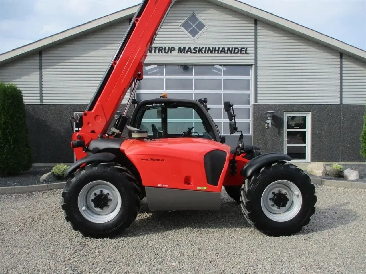 Billede 13 - Manitou MT932 Comfort Dansk maskine, med hydrauliske pallegafler.