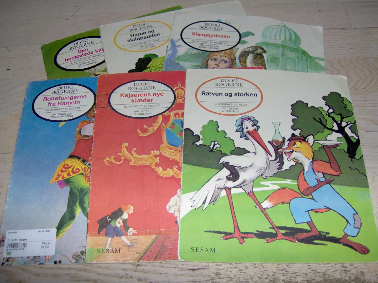 Billede 1 - 18 STK DODO BØGERNE 1975 SESAM