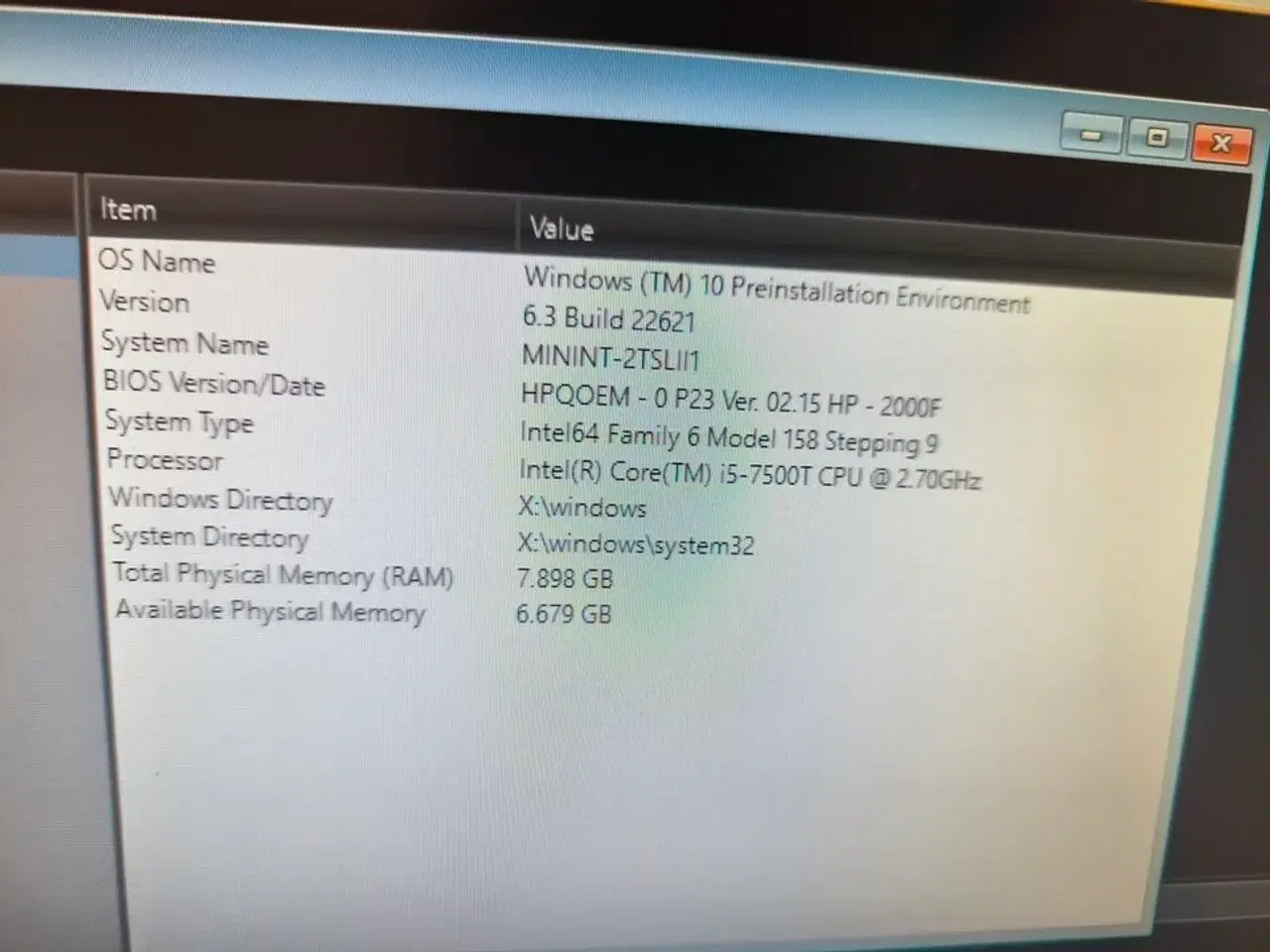 Billede 5 - Skærm 22" m. tastatur HP L2206w (PC medfølger ikke)