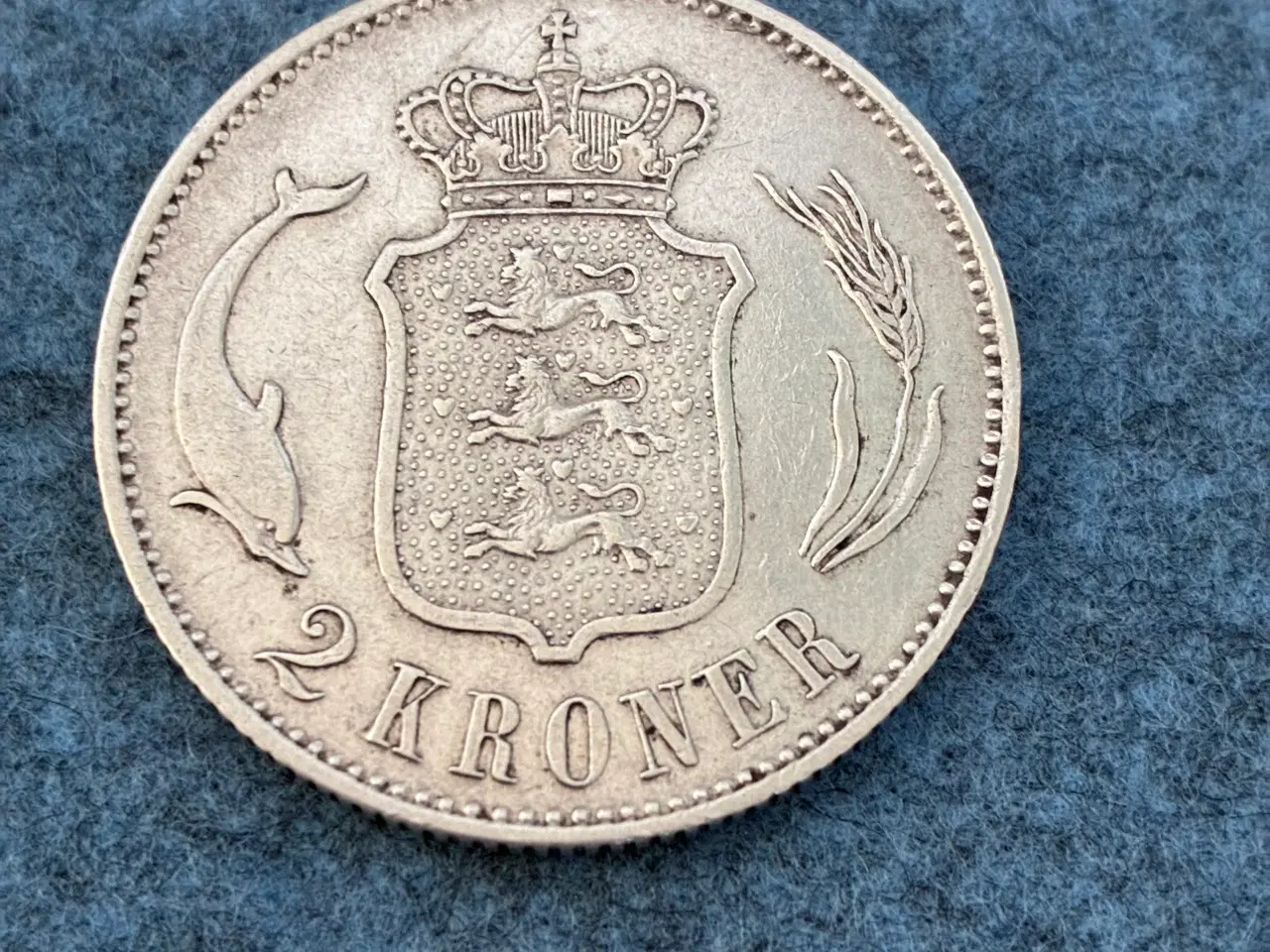Billede 2 - 2-krone, Christian IX