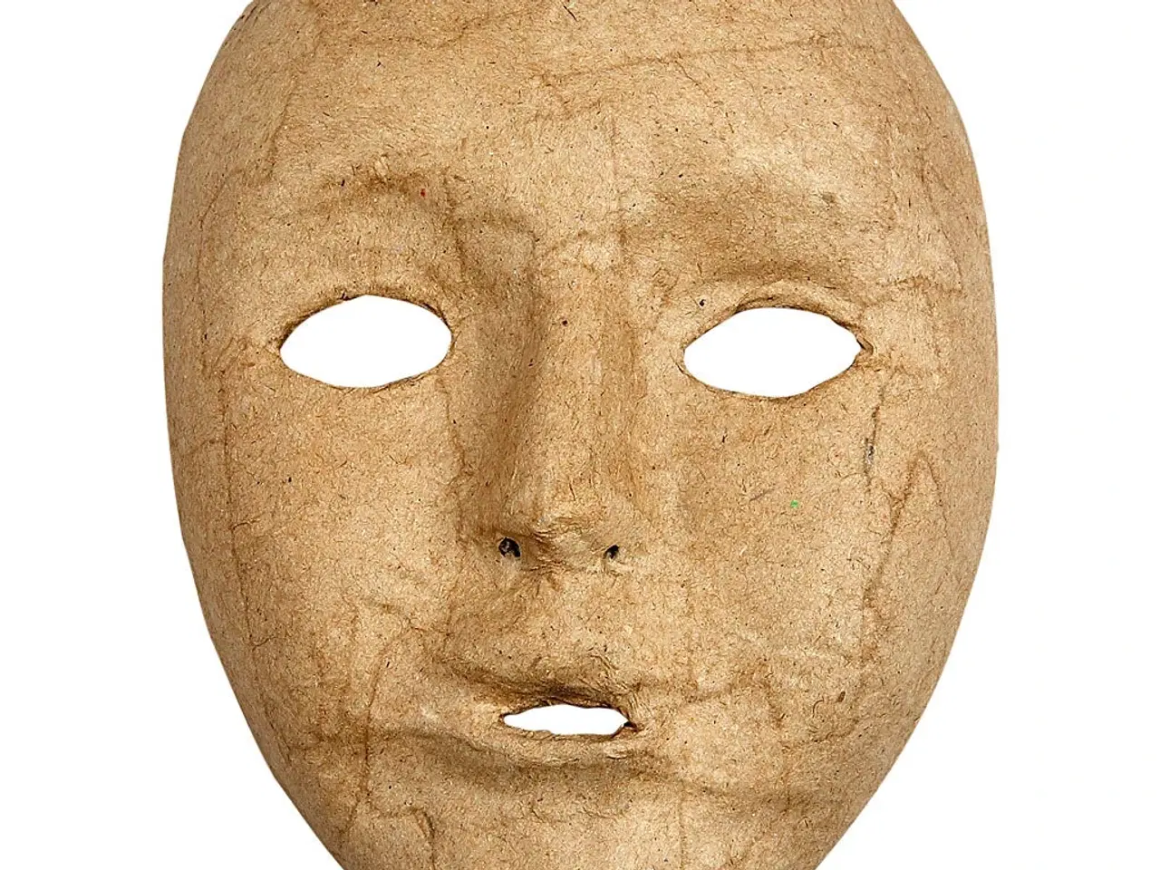 Billede 1 - Håndlavet Helmaske i Papmaché - 17,5 x 12,5 cm