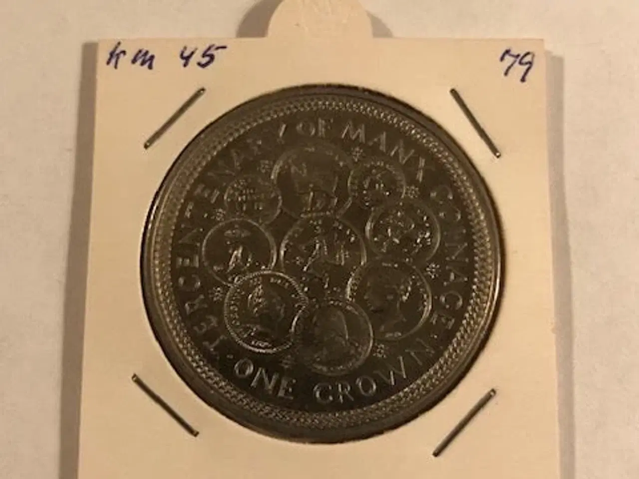 Billede 1 - One Crown Isle of man 1979 km 45