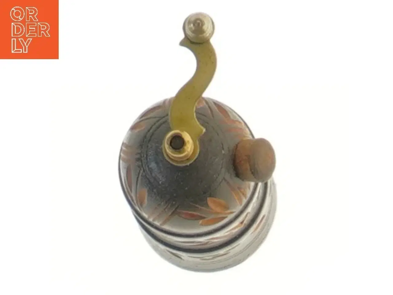 Billede 2 - Træ peberkværn med udskæringer (str. 12 cm)