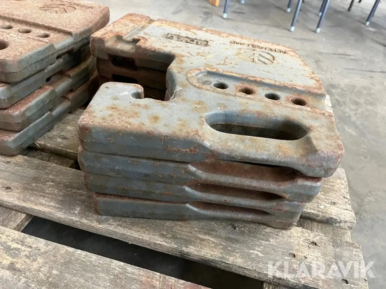 Billede 8 - Vægtklodser New Holland 8x40kg 8 styk