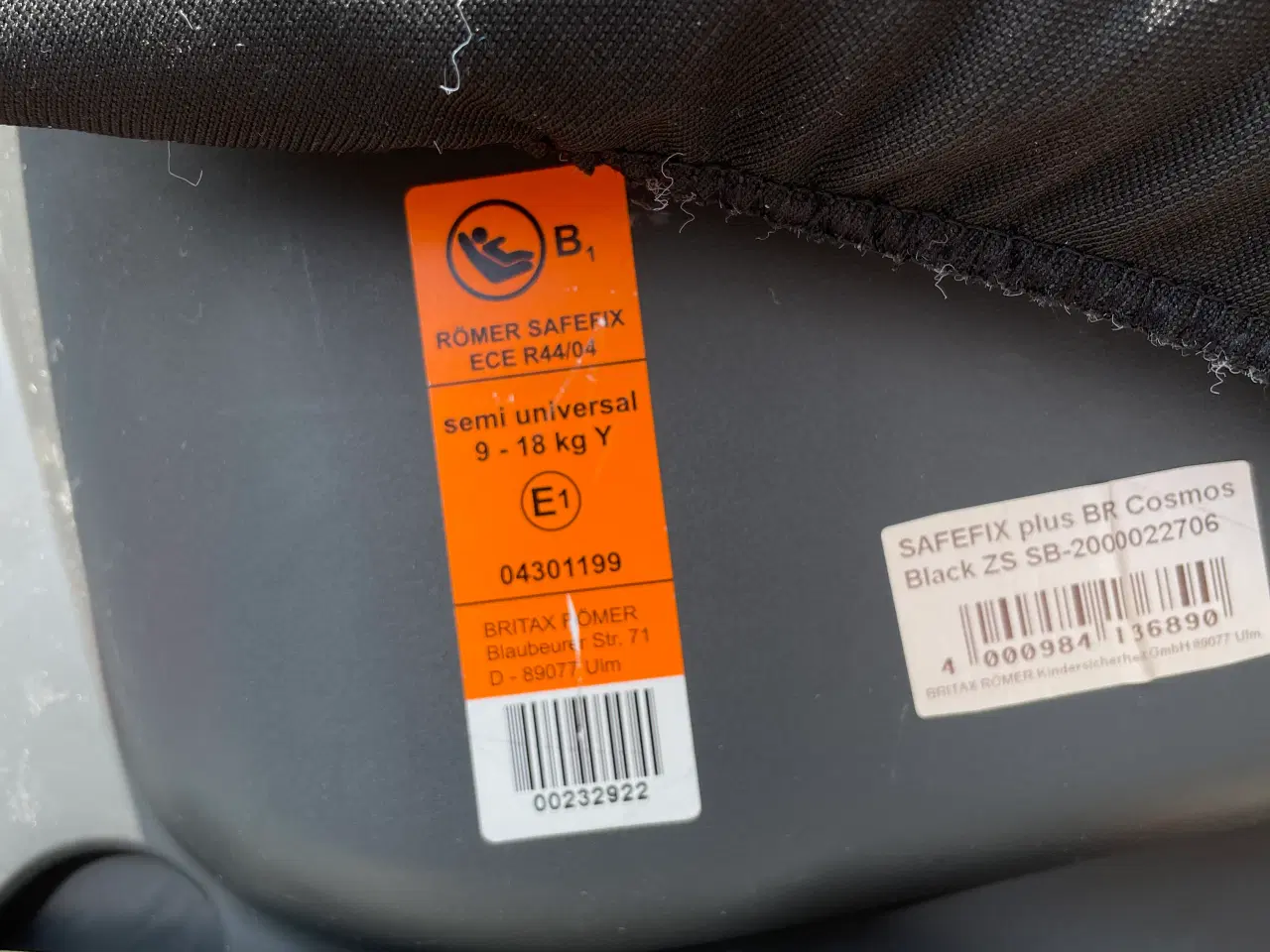 Billede 4 - Britax Römer autostol