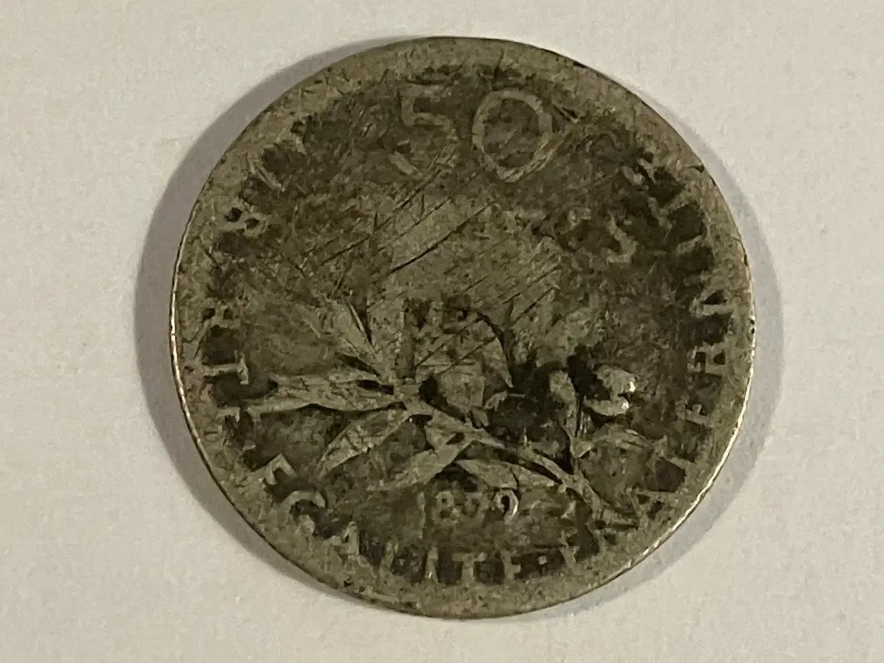 Billede 1 - 50 Centimes 1899 France