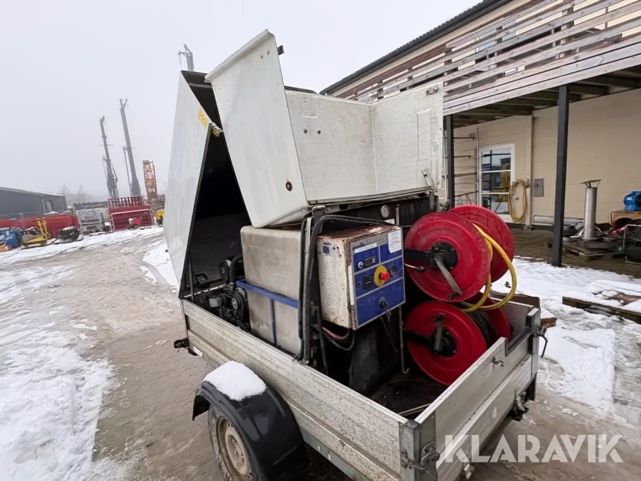 Billede 9 - Trailer med højtryksrenser Brenderup