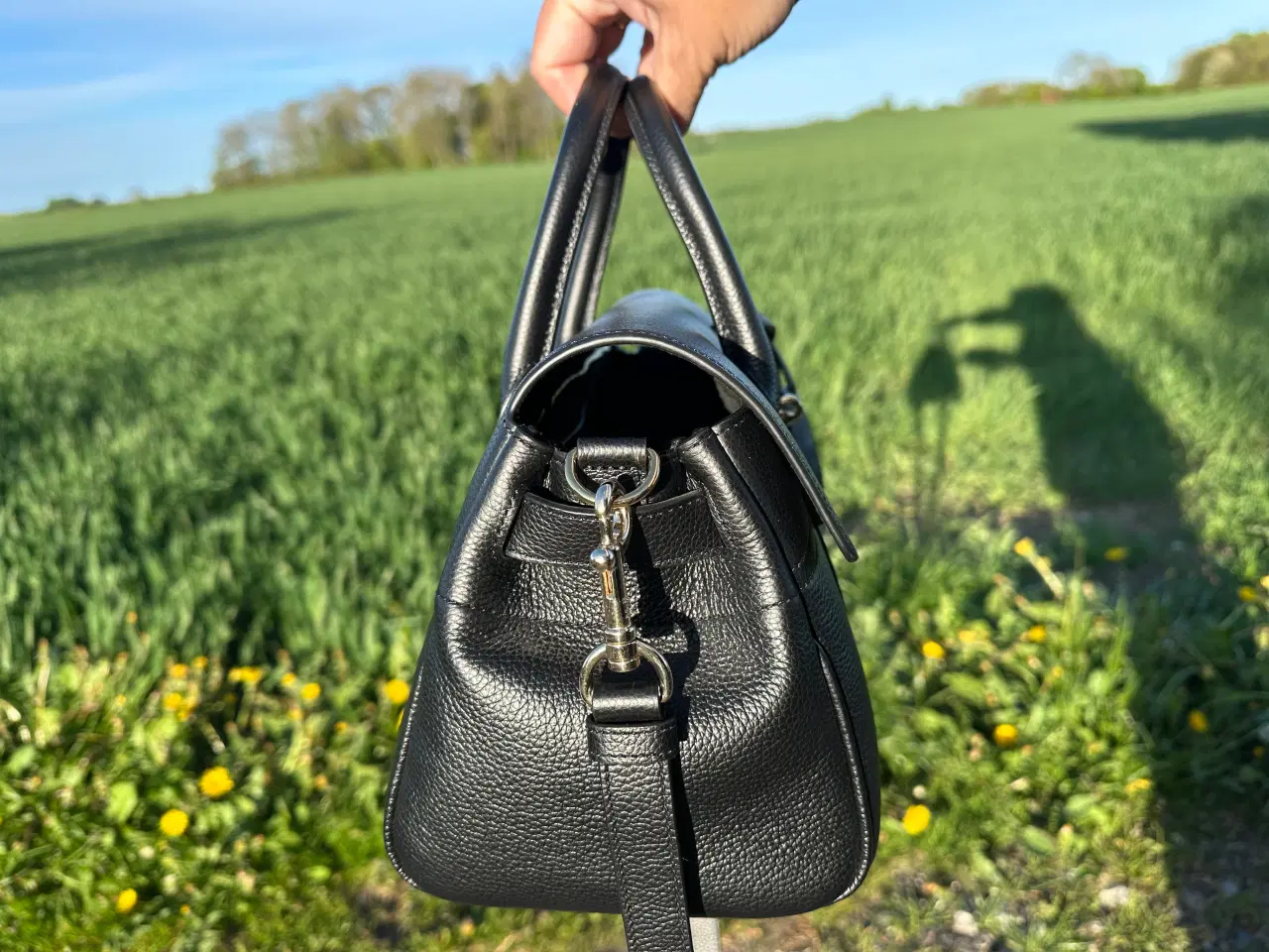 Billede 4 - Bayswater Satchel Black Small Classic Grain
