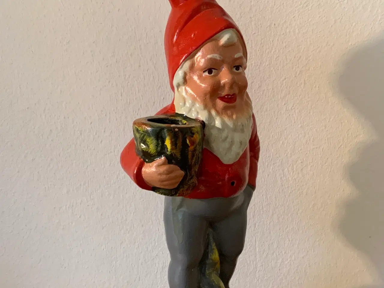 Billede 2 - Ældre nisse - lysestage - 30 cm