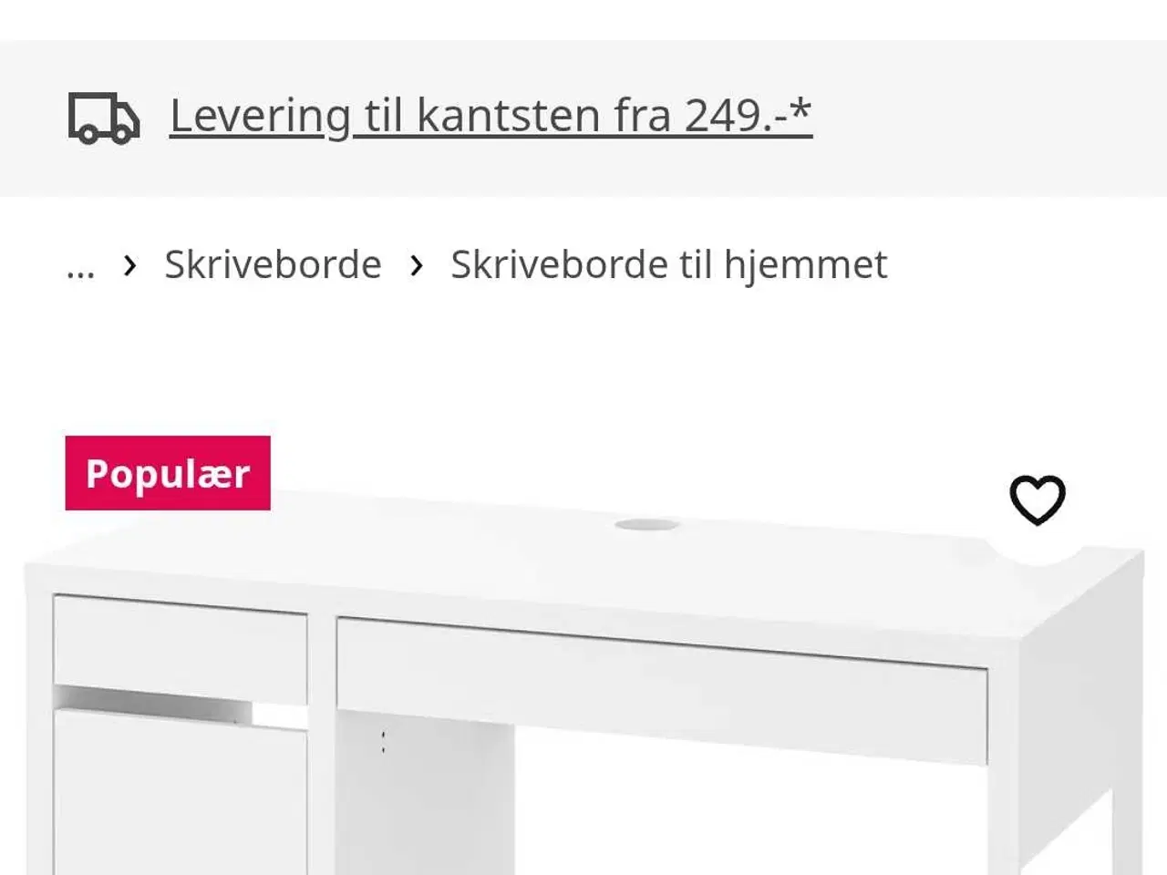 Billede 1 - Skrivebord